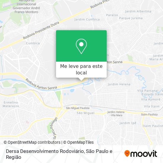 Dersa Desenvolvimento Rodoviário mapa