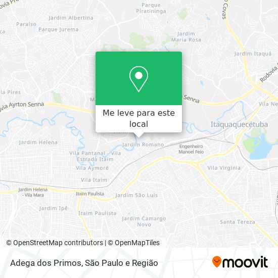 Adega dos Primos mapa