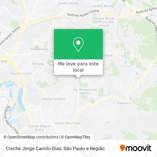 Creche Jorge Camilo Dias mapa