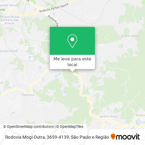 Rodovia Mogi-Dutra, 3659-4139 mapa
