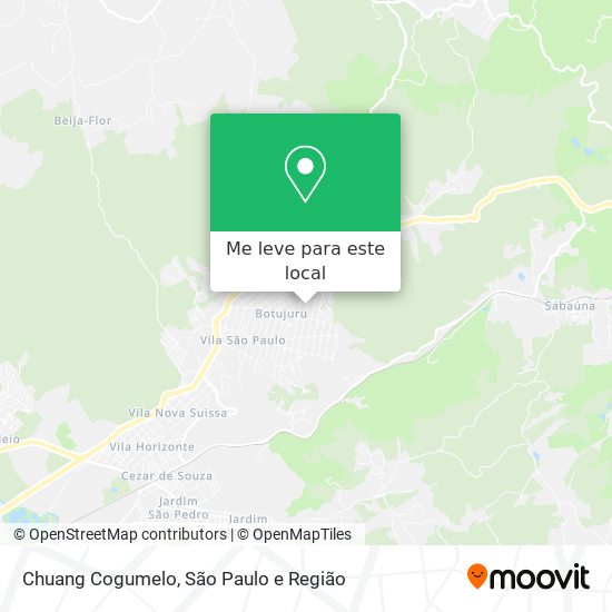 Chuang Cogumelo mapa