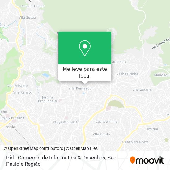 Pid - Comercio de Informatica & Desenhos mapa