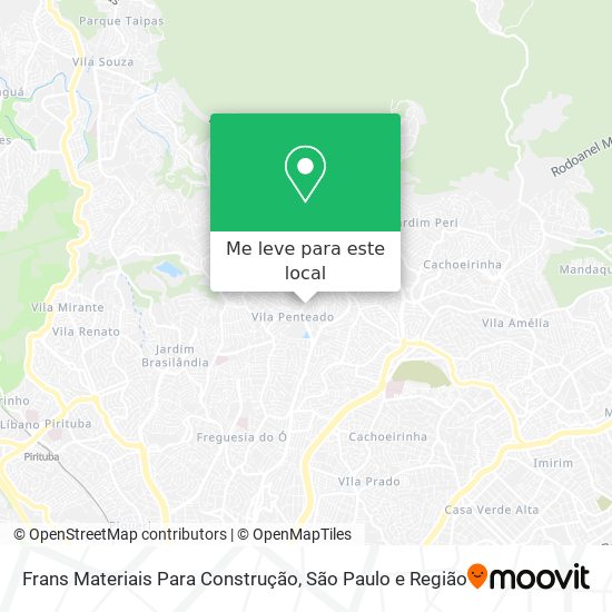 Frans Materiais Para Construção mapa