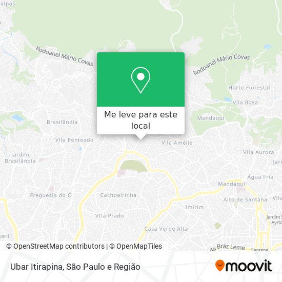 Ubar Itirapina mapa