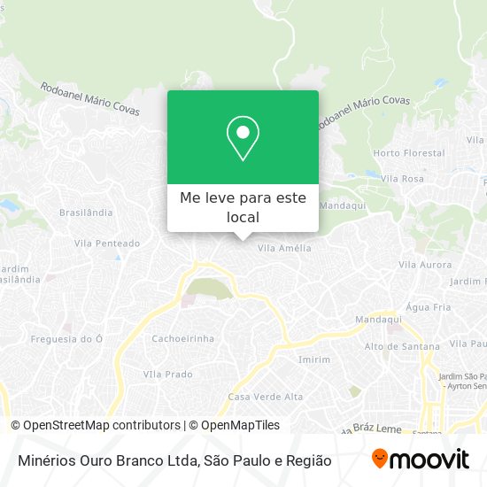 Minérios Ouro Branco Ltda mapa