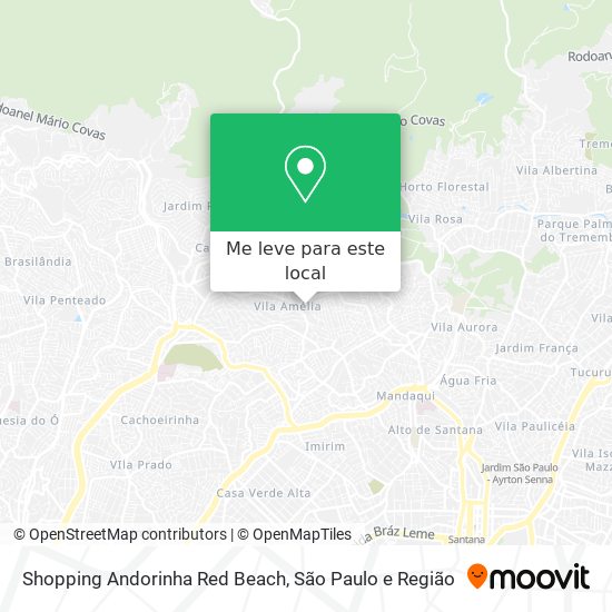 Shopping Andorinha Red Beach mapa