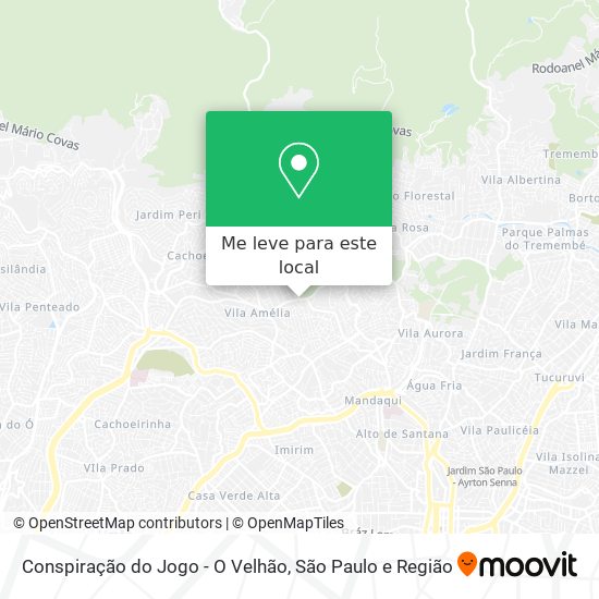 Conspiração do Jogo - O Velhão mapa