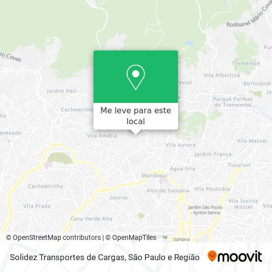 Solidez Transportes de Cargas mapa