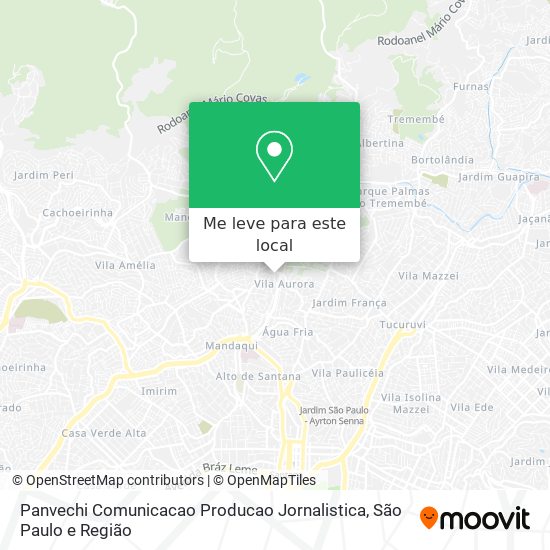 Panvechi Comunicacao Producao Jornalistica mapa