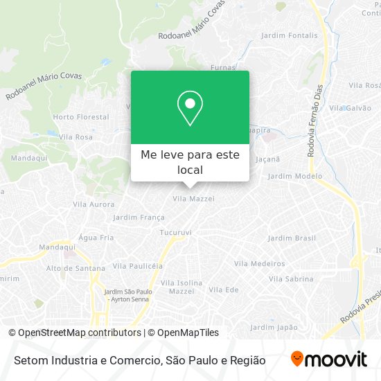 Setom Industria e Comercio mapa