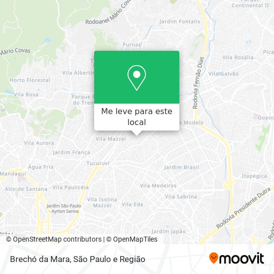 Brechó da Mara mapa