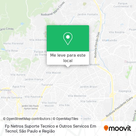 Fp Netros Suporte Tecnico e Outros Servicos Em Tecnol mapa