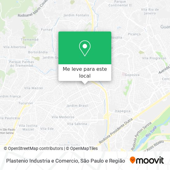 Plastenio Industria e Comercio mapa