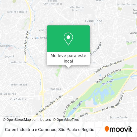 Cofen Industria e Comercio mapa