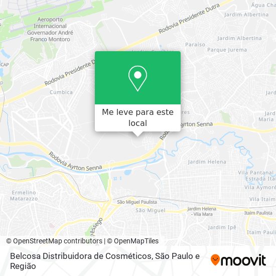 Belcosa Distribuidora de Cosméticos mapa