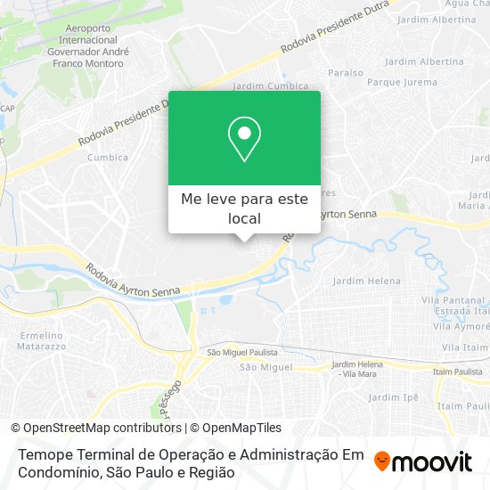 Temope Terminal de Operação e Administração Em Condomínio mapa