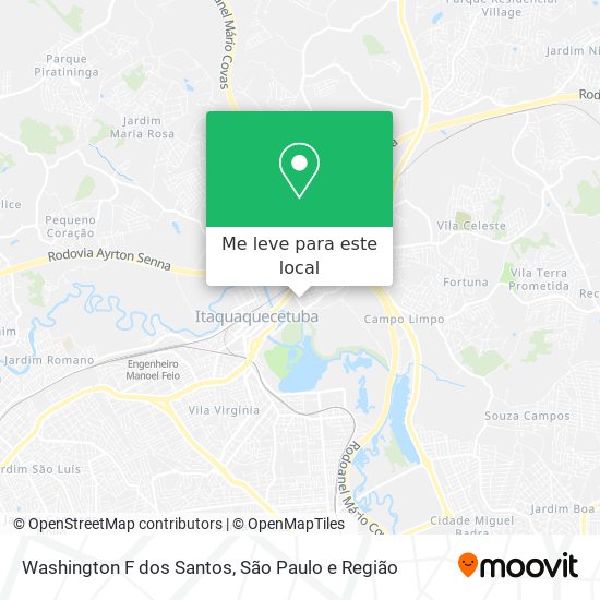 Washington F dos Santos mapa