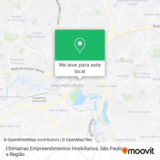 Chimarrao Empreendimentos Imobiliarios mapa