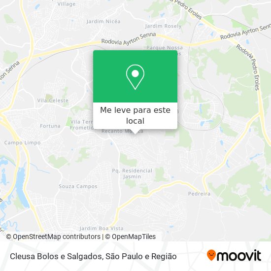 Cleusa Bolos e Salgados mapa