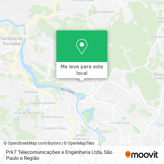 Prk7 Telecomunicações e Engenharia Ltda mapa