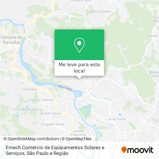 Emech Comércio de Equipamentos Solares e Serviços mapa