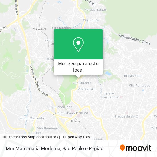 Mm Marcenaria Moderna mapa