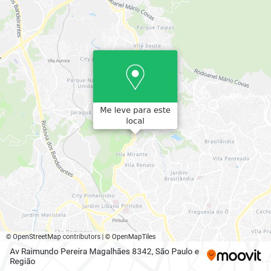 Av Raimundo Pereira Magalhães 8342 mapa