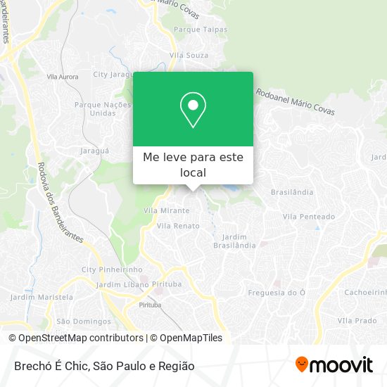 Brechó É Chic mapa