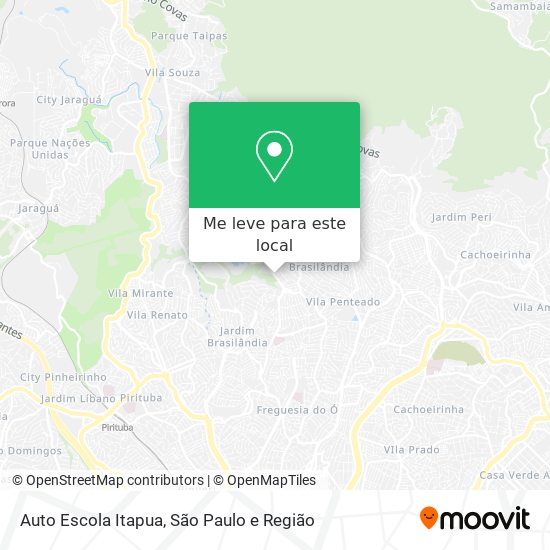 Auto Escola Itapua mapa