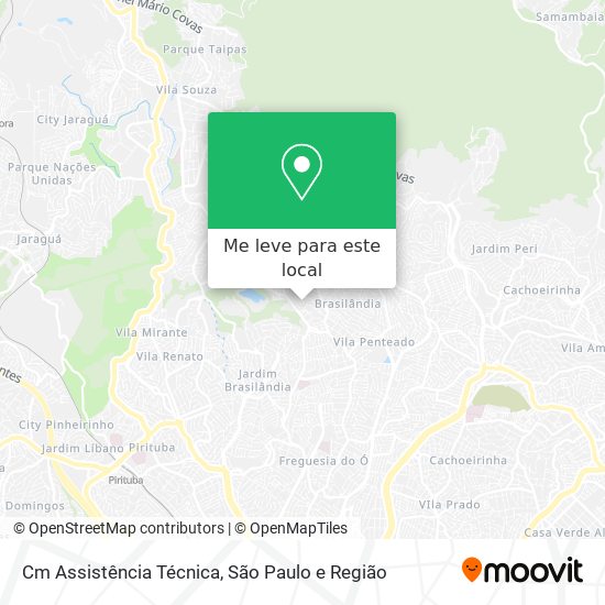 Cm Assistência Técnica mapa