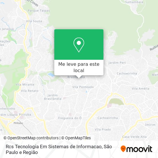 Rcs Tecnologia Em Sistemas de Informacao mapa