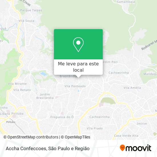 Accha Confeccoes mapa