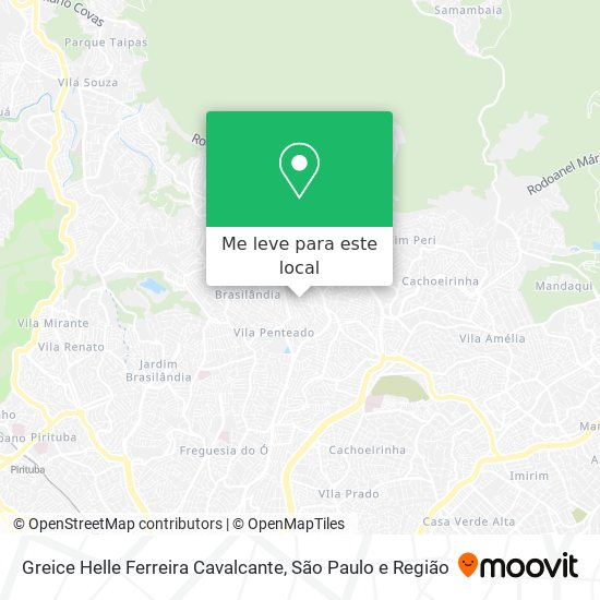 Greice Helle Ferreira Cavalcante mapa