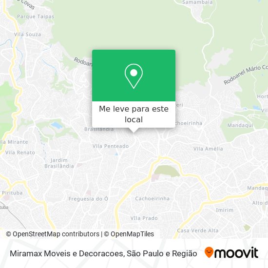 Miramax Moveis e Decoracoes mapa