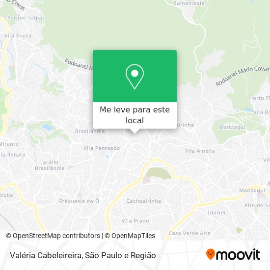 Valéria Cabeleireira mapa