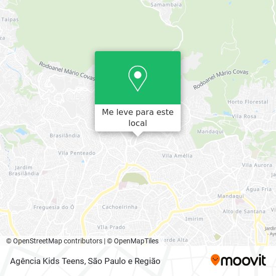 Agência Kids Teens mapa