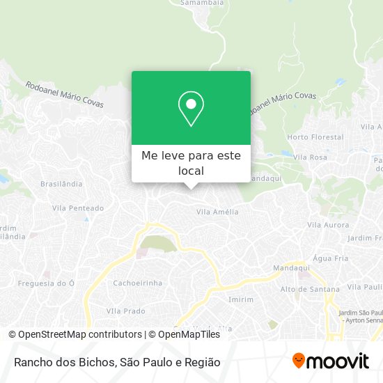 Rancho dos Bichos mapa