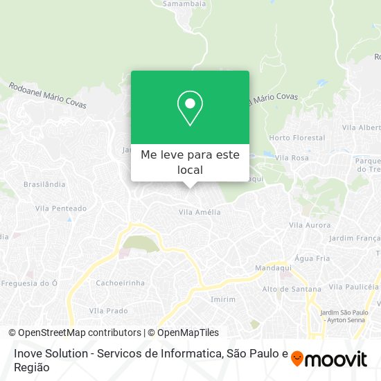 Inove Solution - Servicos de Informatica mapa