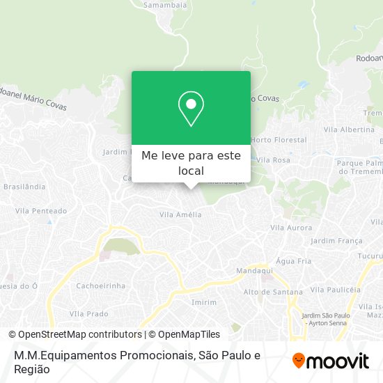 M.M.Equipamentos Promocionais mapa