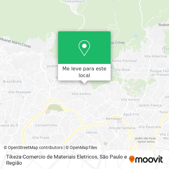 Tikeza-Comercio de Materiais Eletricos mapa