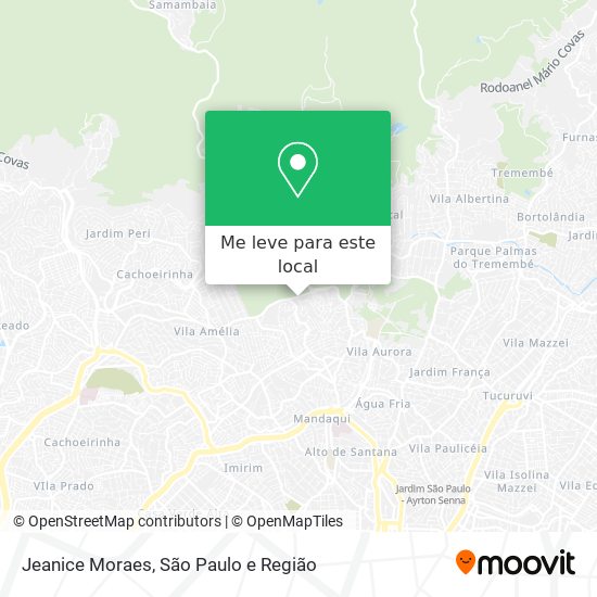 Jeanice Moraes mapa