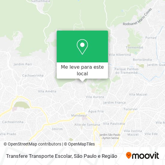 Transfere Transporte Escolar mapa