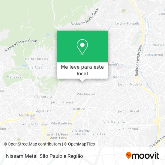 Nissam Metal mapa
