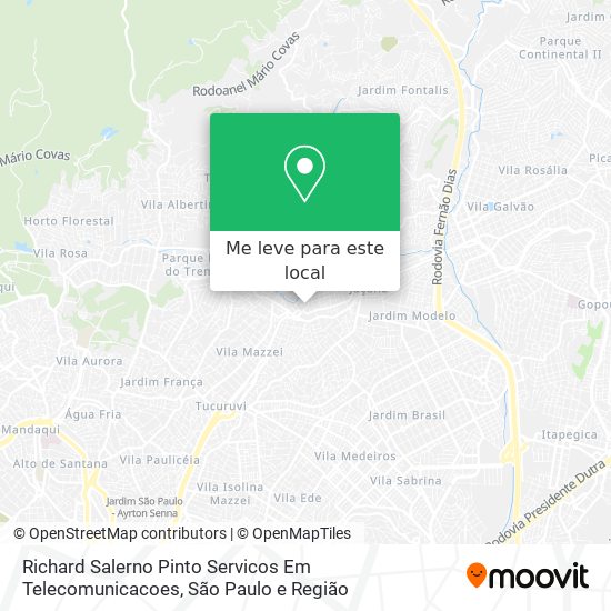 Richard Salerno Pinto Servicos Em Telecomunicacoes mapa