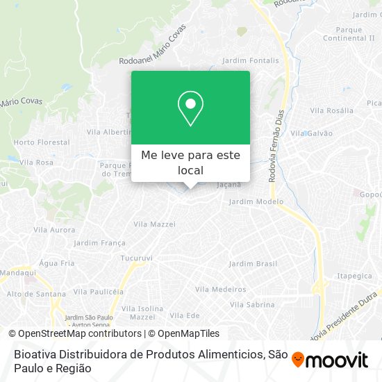 Bioativa Distribuidora de Produtos Alimenticios mapa