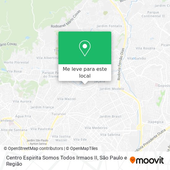 Centro Espirita Somos Todos Irmaos II mapa