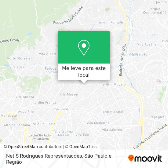 Net S Rodrigues Representacoes mapa
