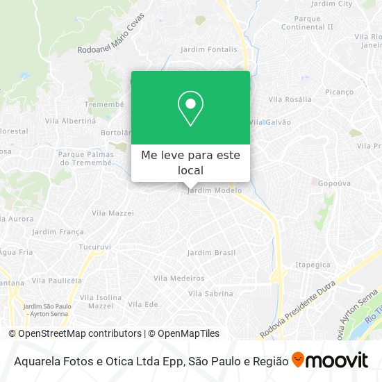 Aquarela Fotos e Otica Ltda Epp mapa