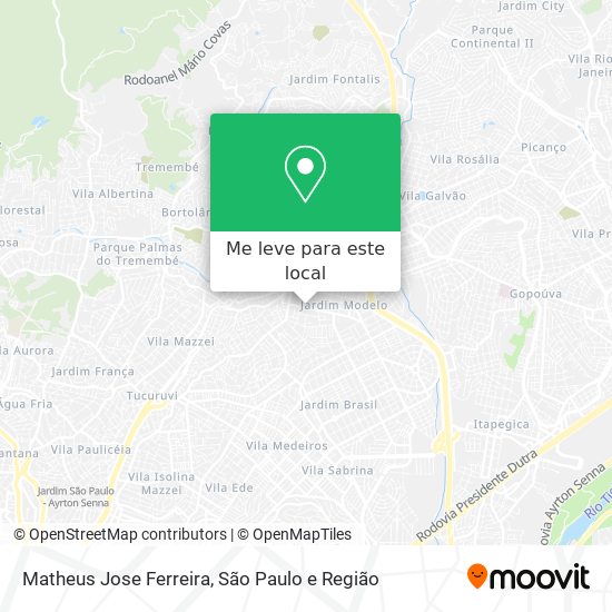 Matheus Jose Ferreira mapa