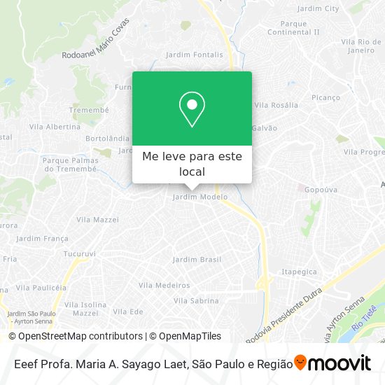 Eeef Profa. Maria A. Sayago Laet mapa